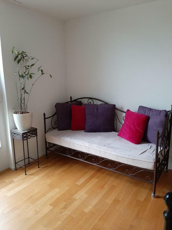 Zimmer In Penthouse-Wohnung Windisch Esterno foto